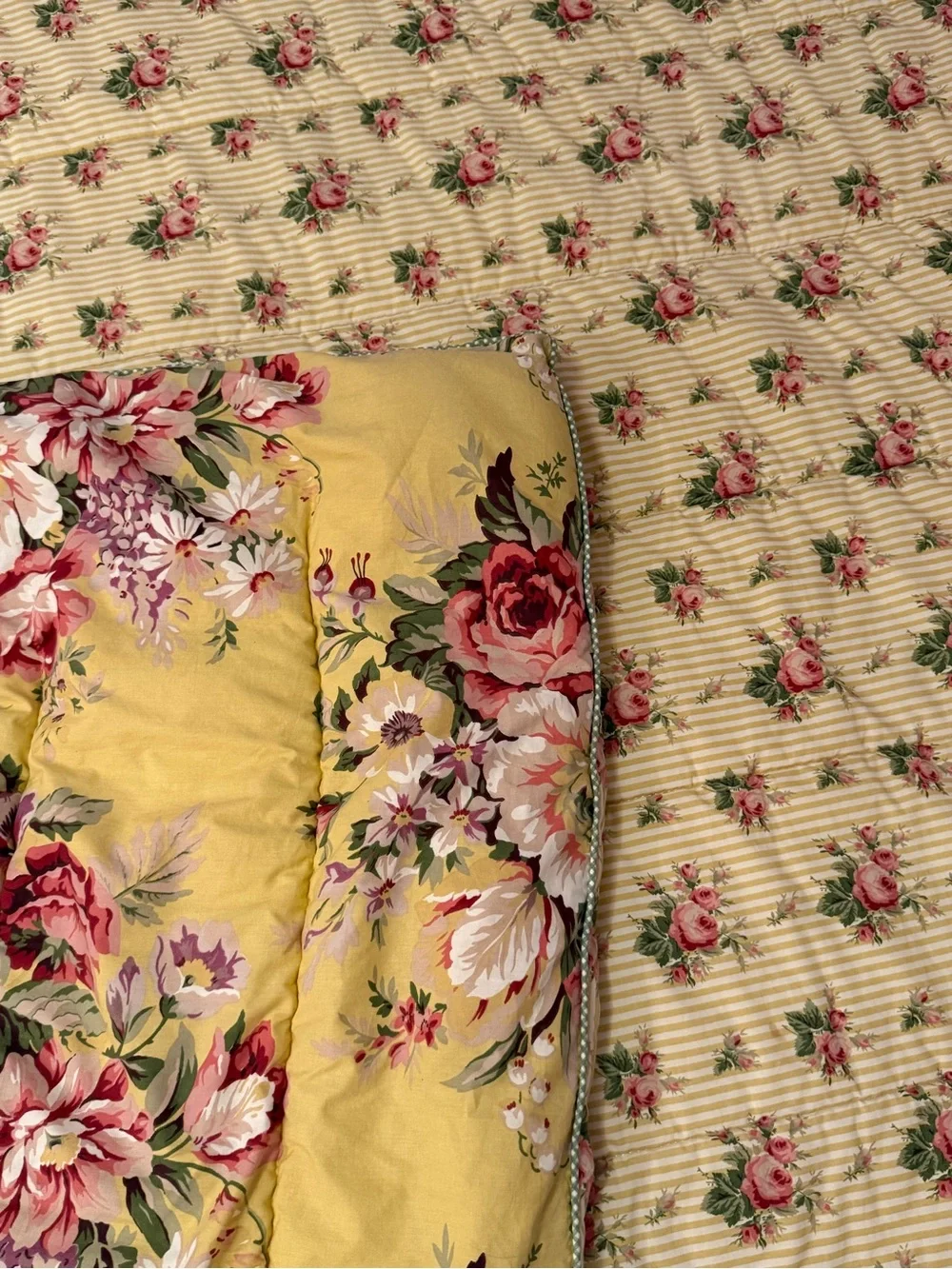 Ralph Lauren Vintage Sophie Brooke Comforter - floral reversible full/queen